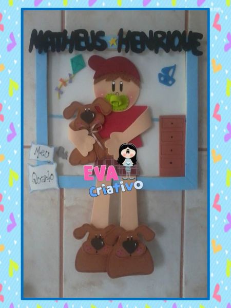 Placa menino