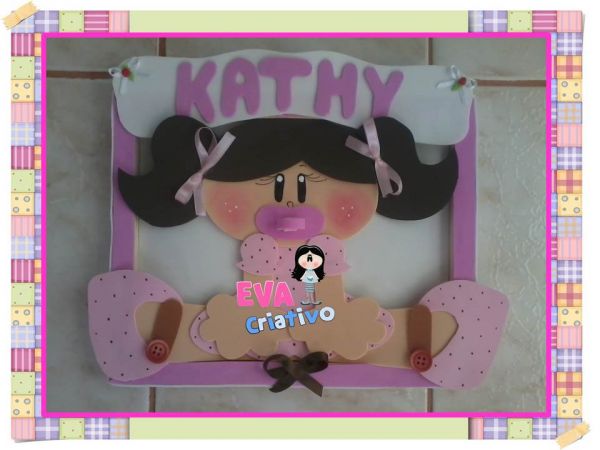Placa menina